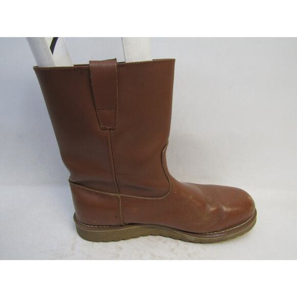 Honcho Mens Size 12 D Brown Leather Roper Cowboy Western Boots main image 9